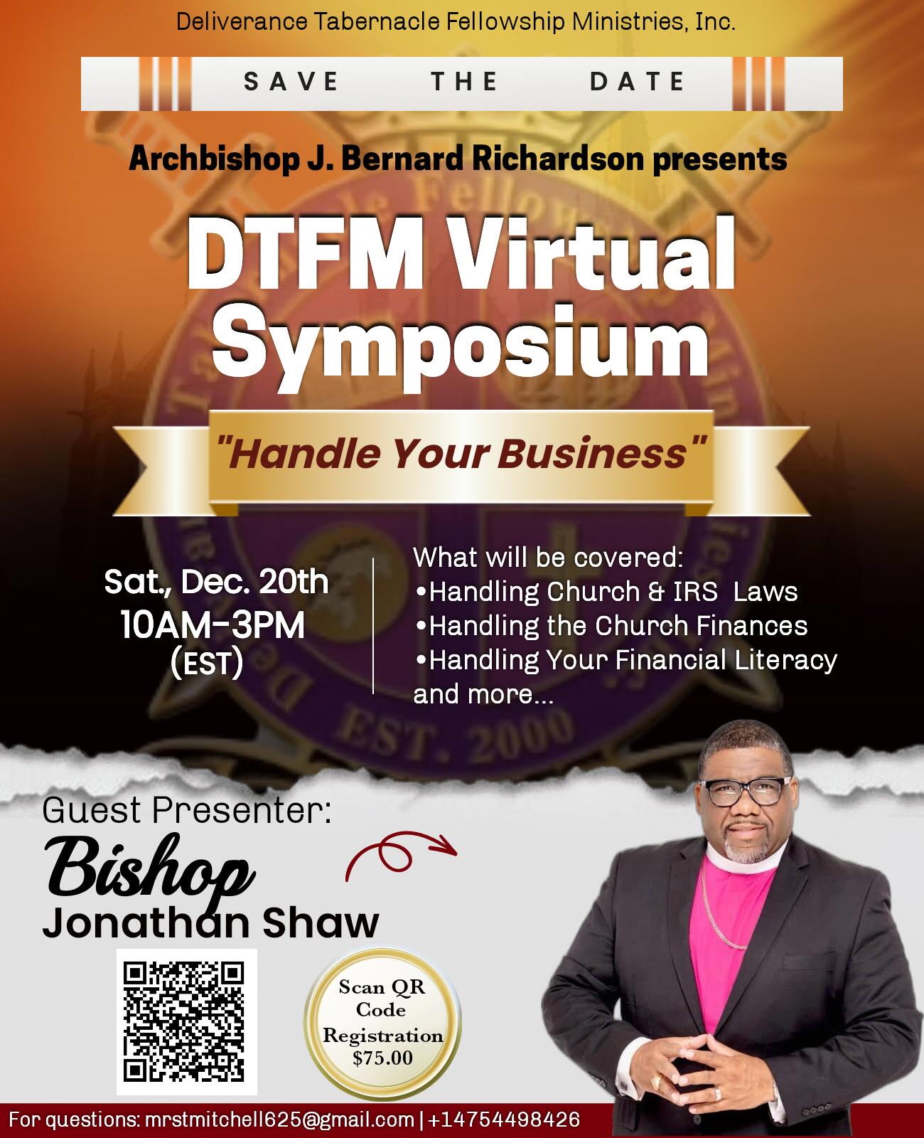 DTFM Virtual Symposium 2K25: "Handle Your Business" Video